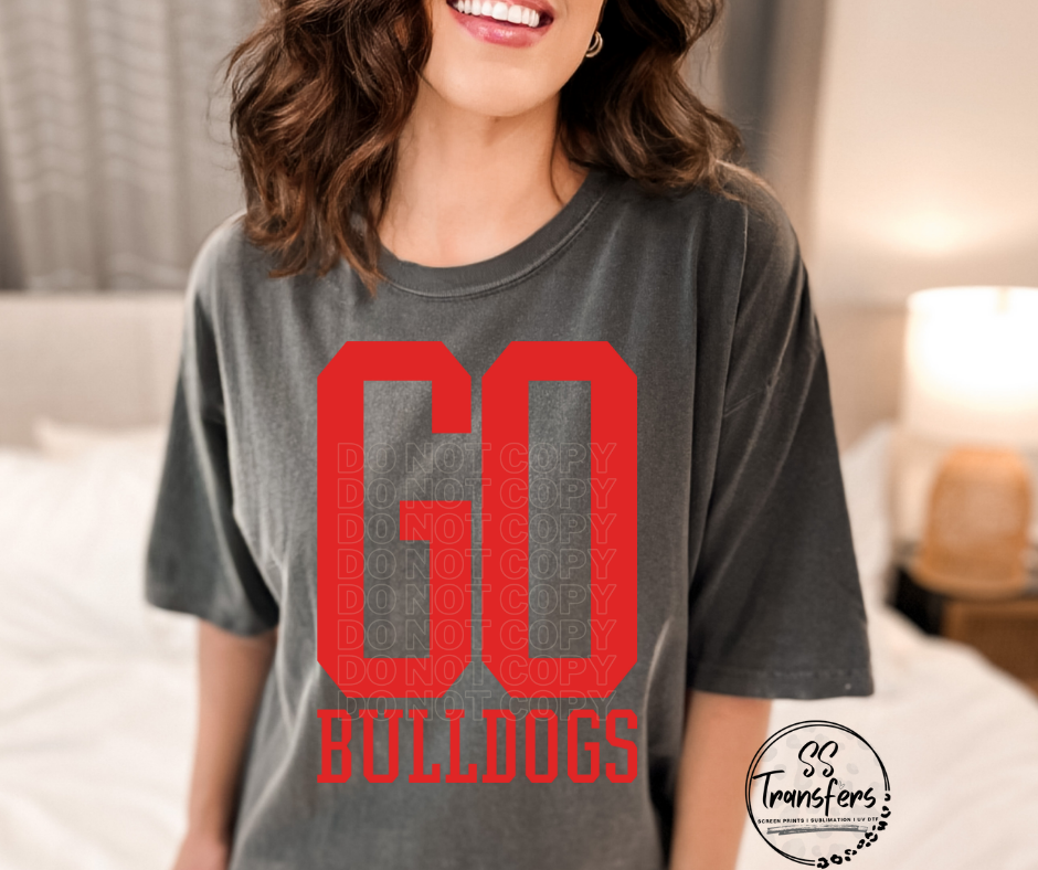 Go Bulldogs DTF Transfer