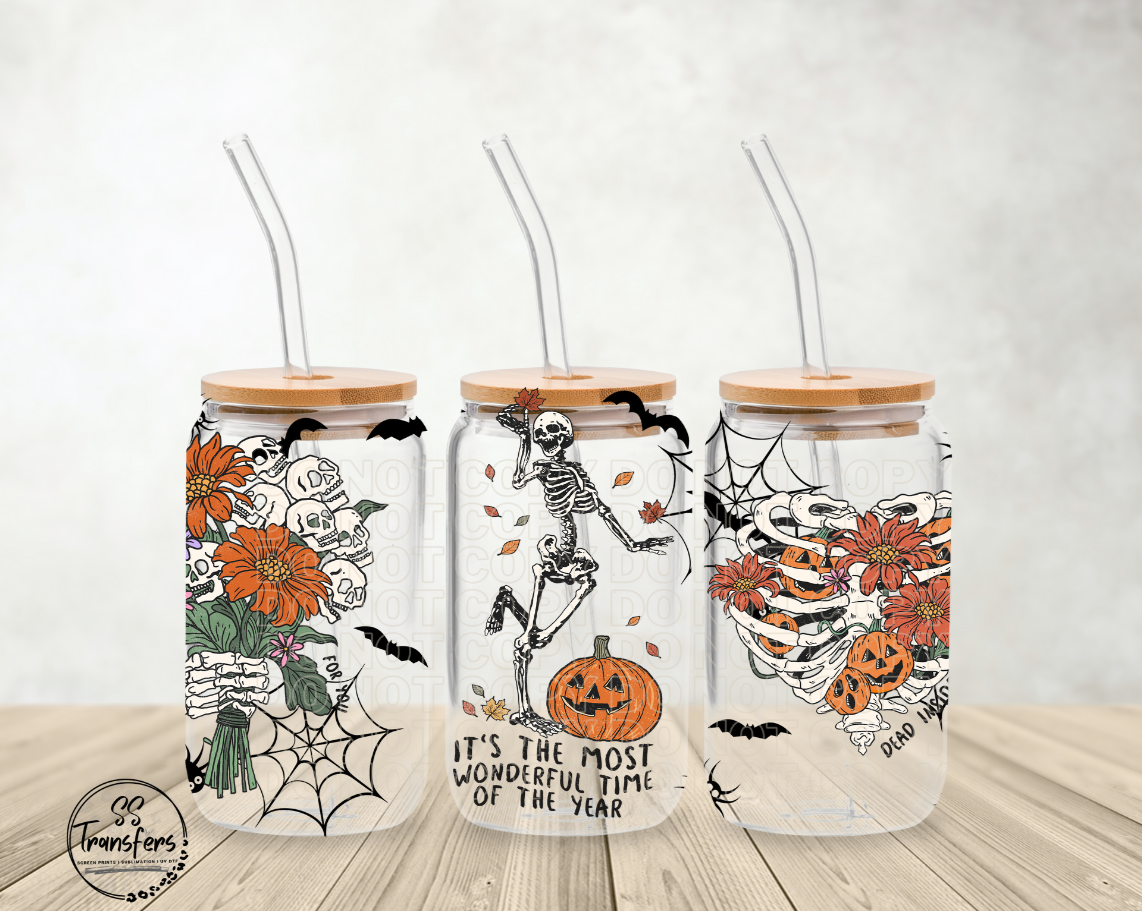 Skeleton Heart Libbey UV Wrap