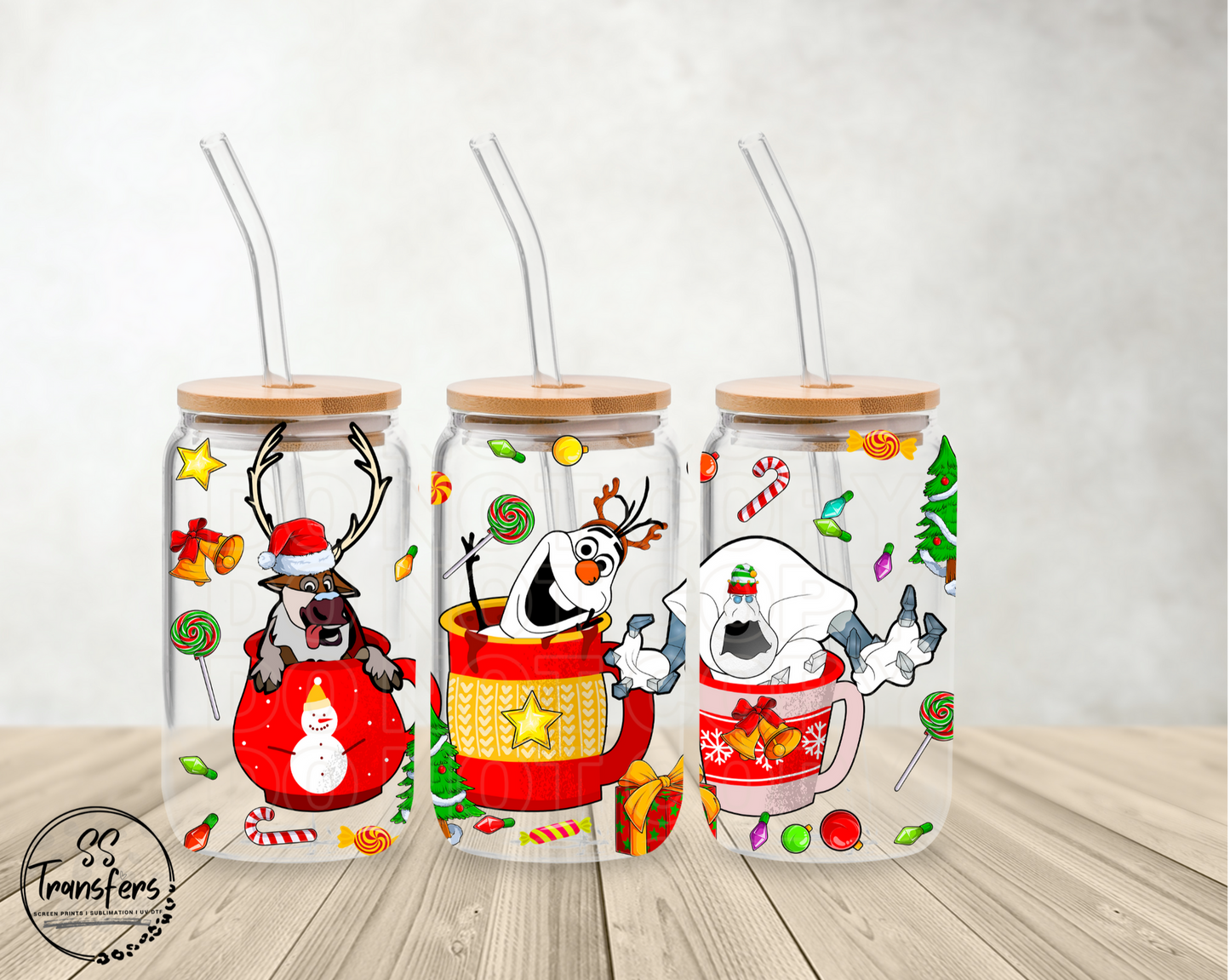 Frozen Cups Libbey UV Wrap