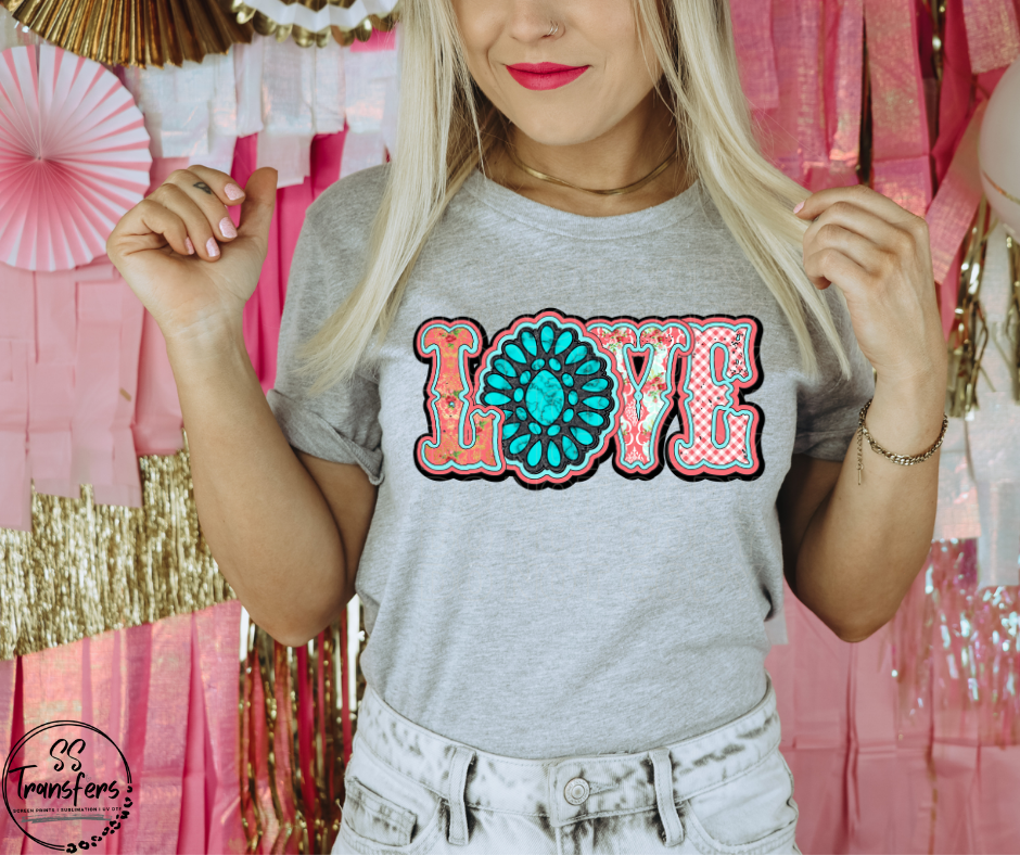 Western Love DTF Transfer