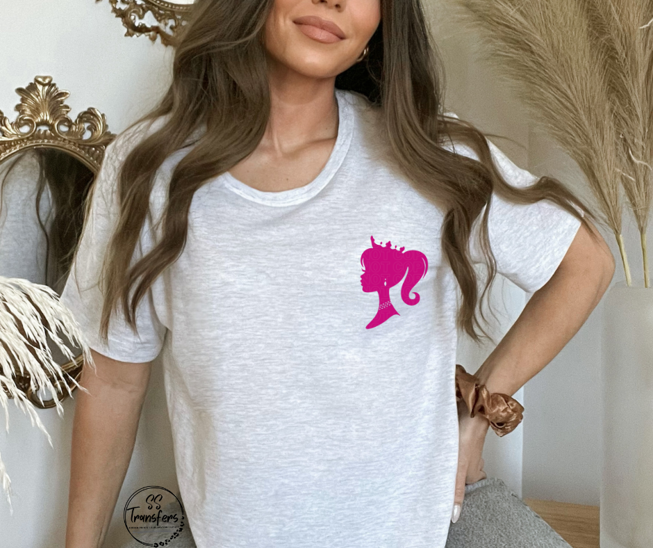 Queen Doll Pocket DTF Transfer