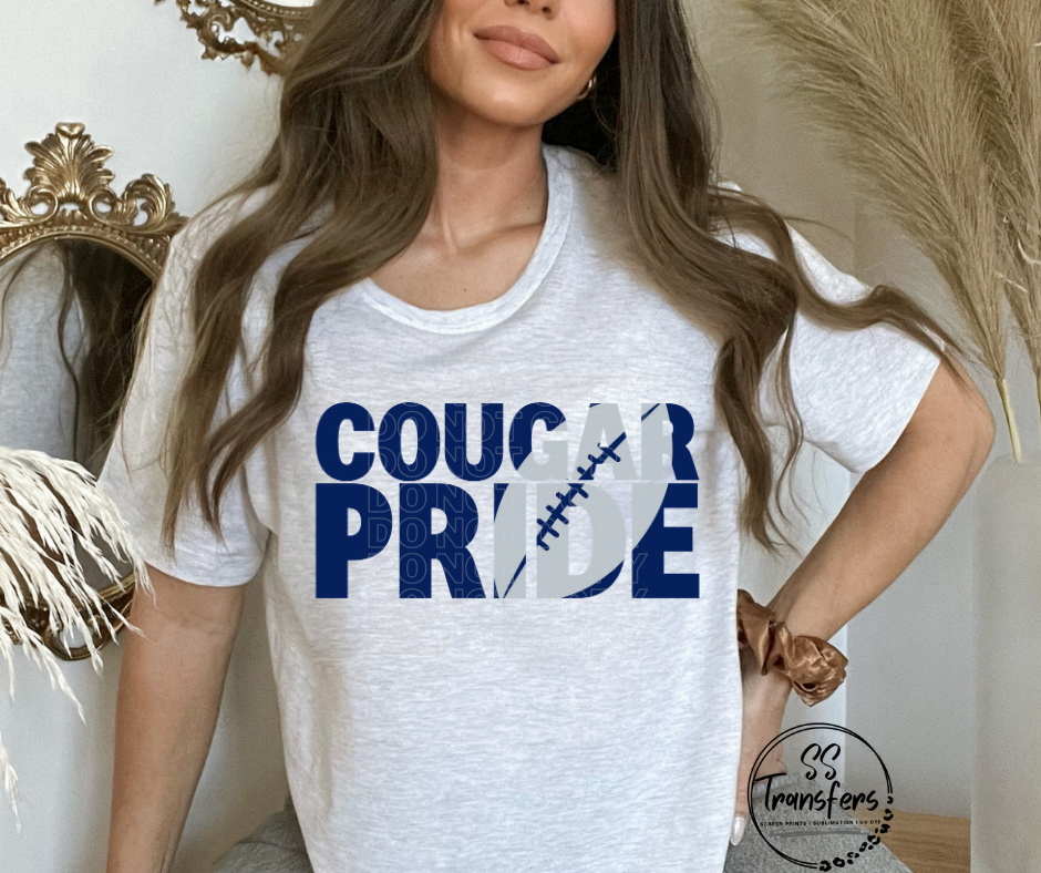 Cougar Pride DTF Transfer