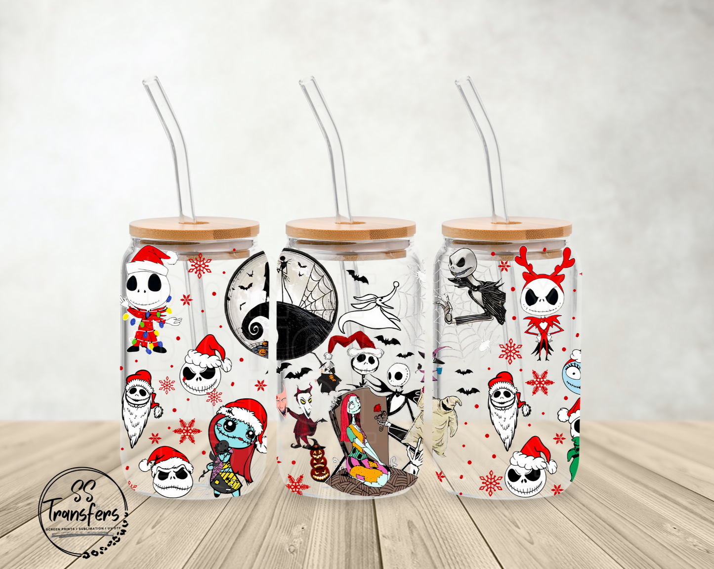 Nightmare Christmas Libbey UV Wrap