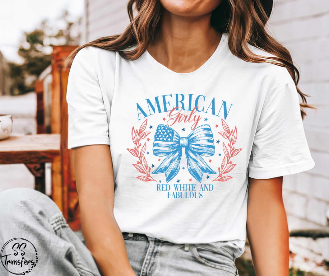 American Girly DTF Transfer