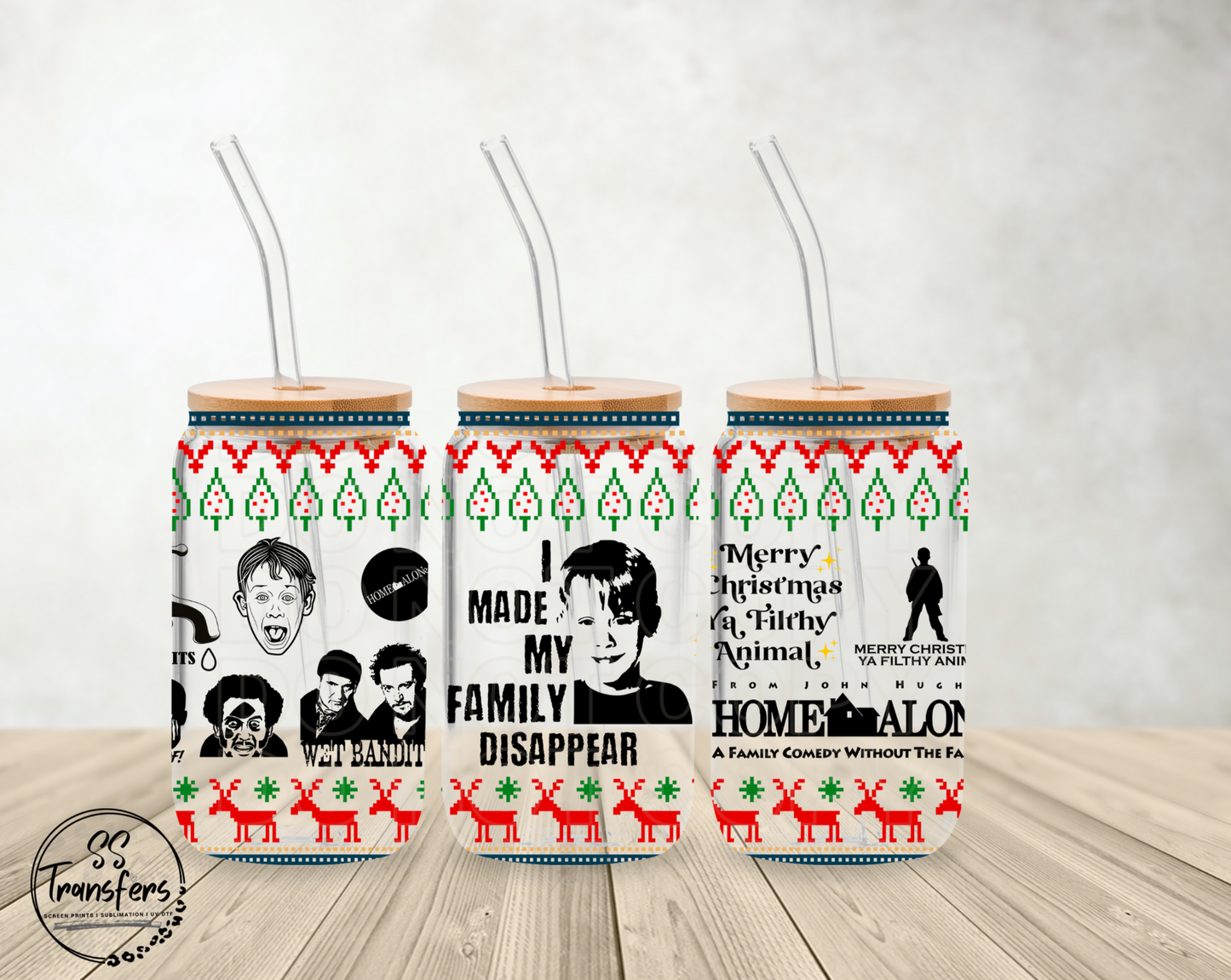 Made My Family Disappear Libbey UV Wrap