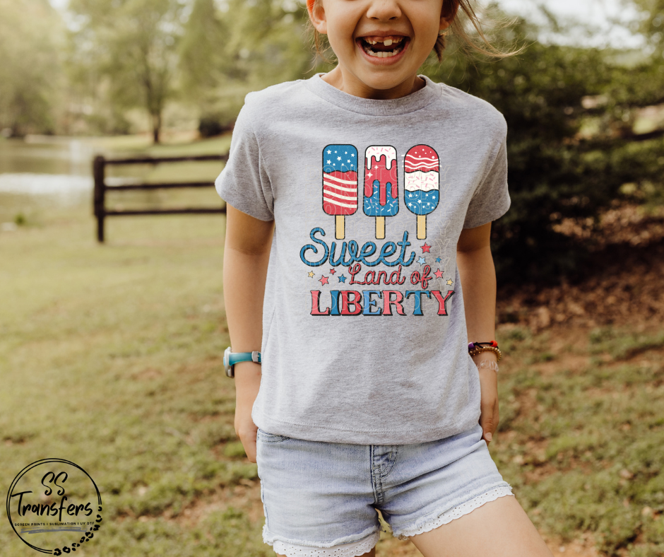 Sweet Land of Liberty DTF Transfer