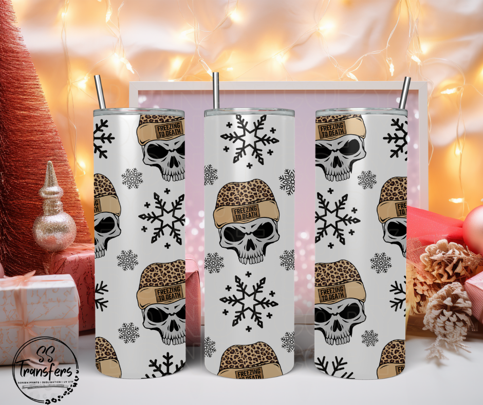 Freezing To Death Skellies Sub Tumbler Transfer