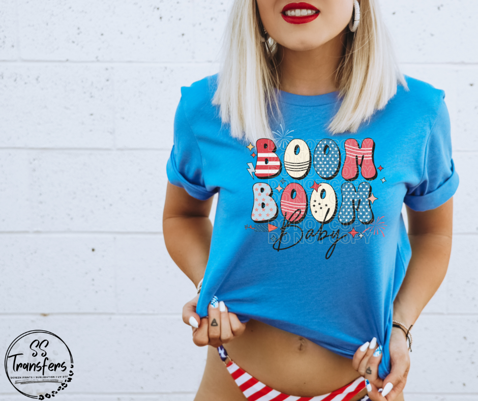 Boom Boom Baby DTF Transfer