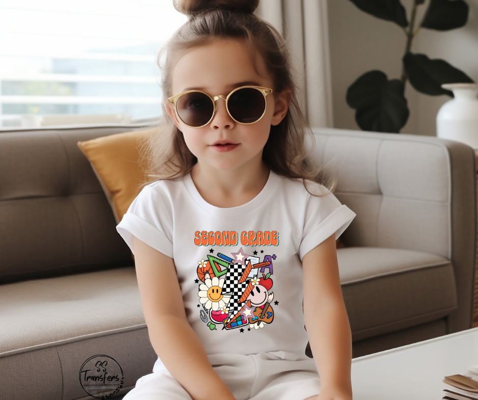Daisy Smile School (Kindergarten-6th grade) Kids DTF Transfer