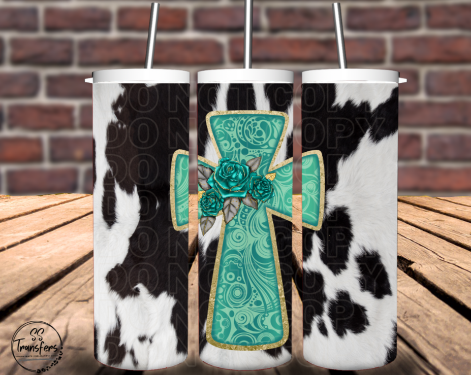 Cowhide Cross Sub Tumbler Transfer