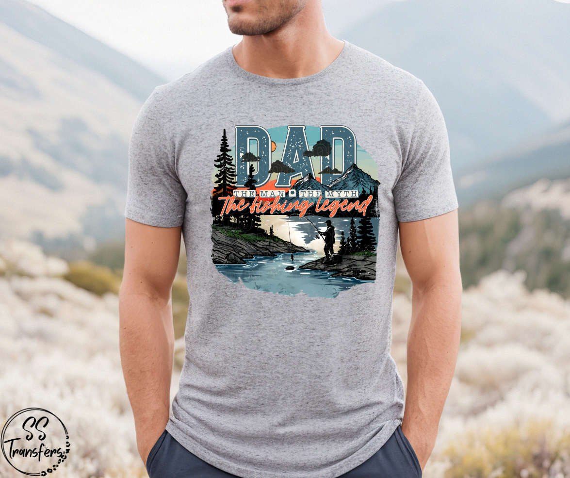 The Fishing Legend DTF Transfer