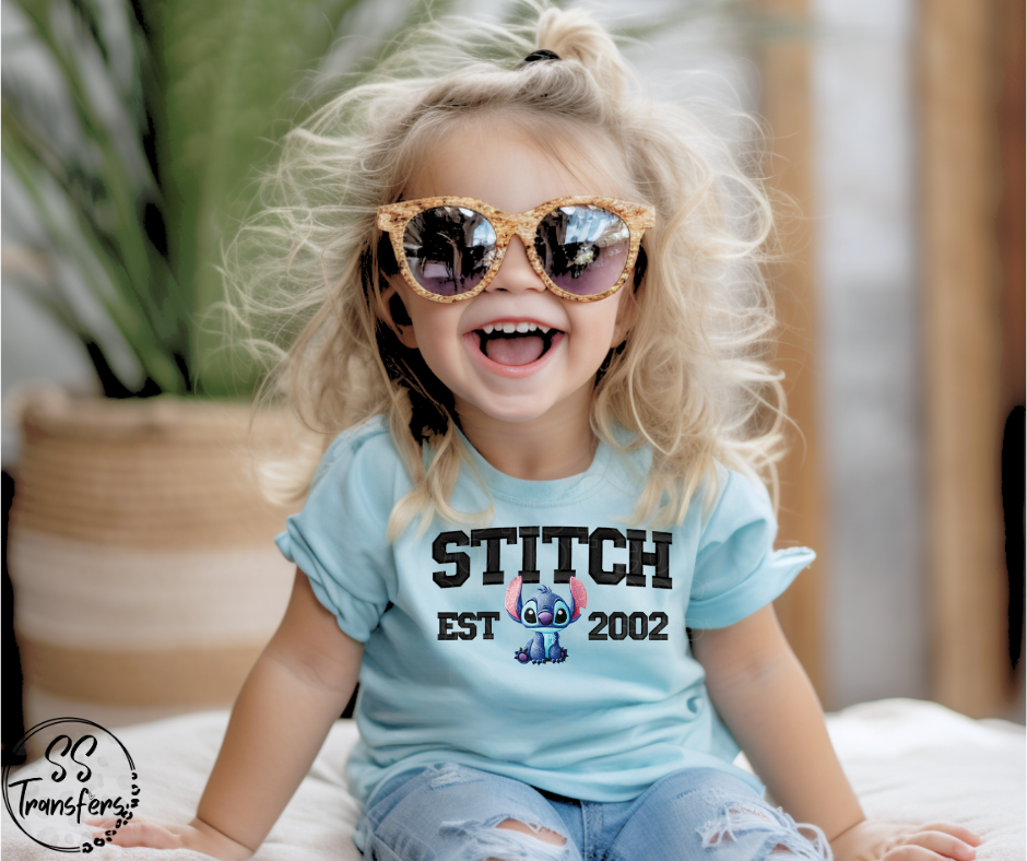 Blue Guy Est. DTF Transfer