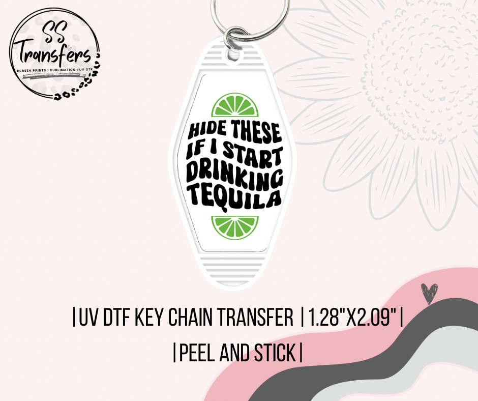 Hide These UV Motel Keychain