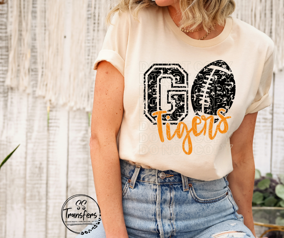 Go Tigers Football DTF Transfer