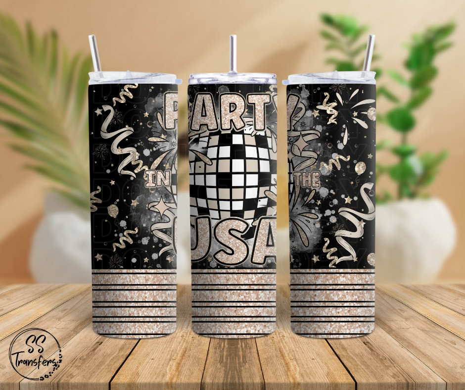 Party In The USA Sub Tumbler Transfer
