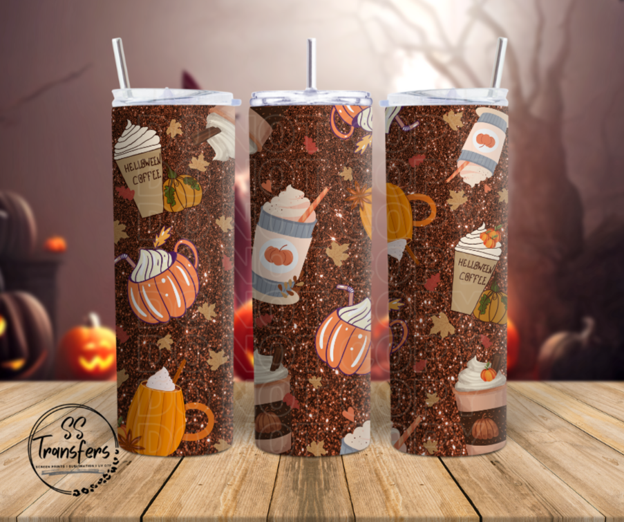 Fall Drinks Sub Tumbler Transfer