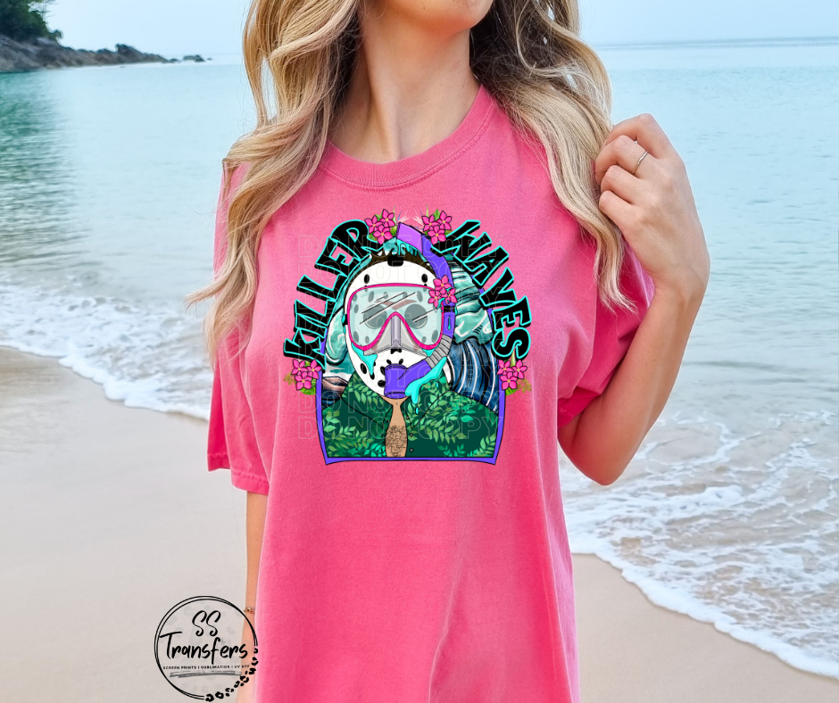 Killer Waves Sublimation Transfer