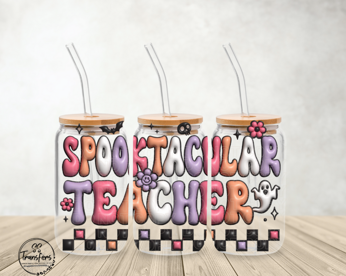 Spooktacular Teacher Libbey UV Wrap