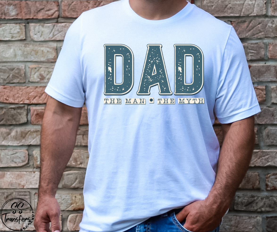 The Man The Myth DTF Transfer