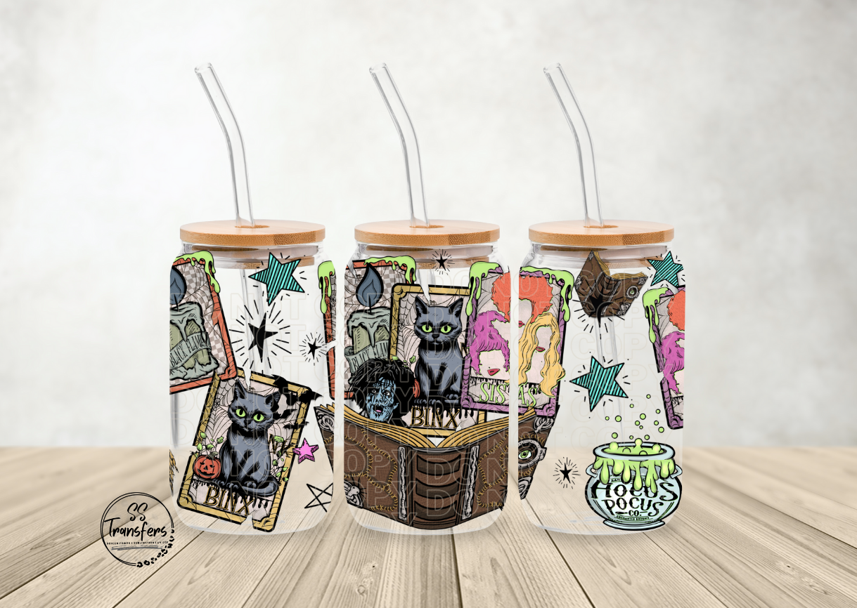 Hocus Pocus Friends Libbey UV Wrap