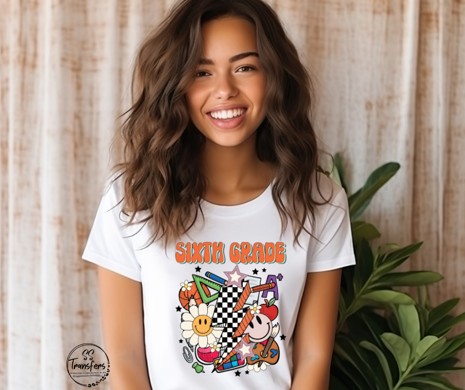 Daisy Smile School (Kindergarten-6th grade) Kids DTF Transfer