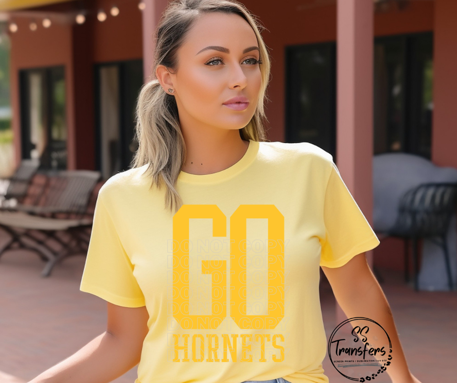 Go Hornets DTF Transfer