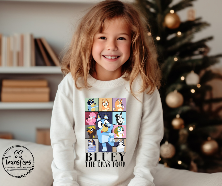 Blue Dog Eras Tour (Multiple Colors) DTF Transfer