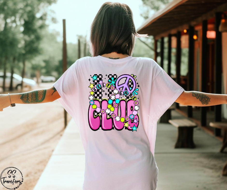 Self Care Club DTF Transfer