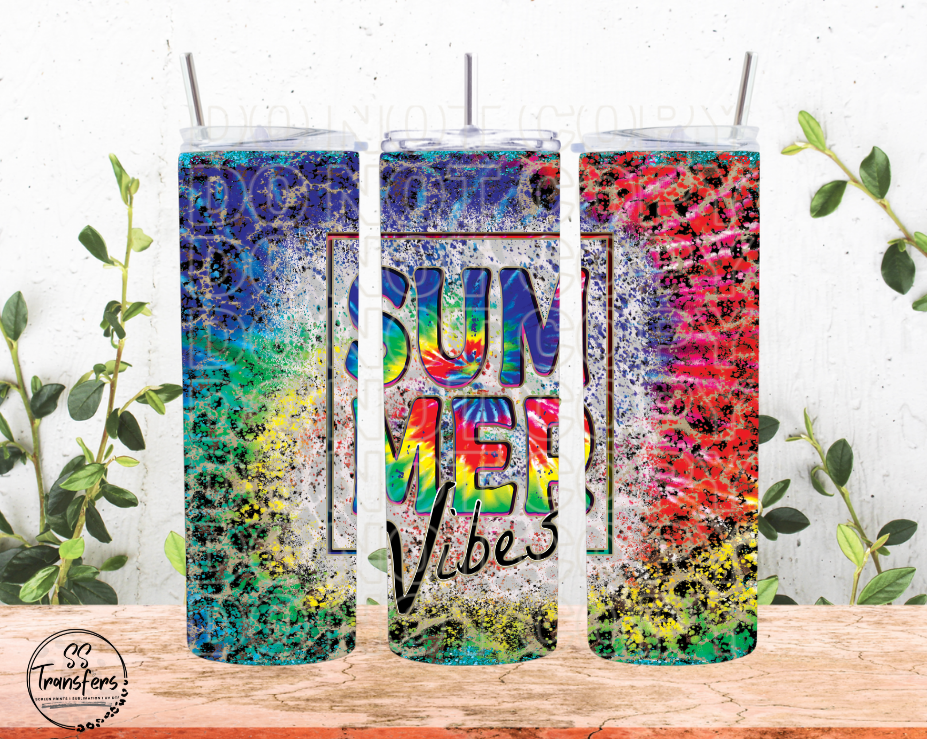 Summer Vibes Sub Tumbler Transfer