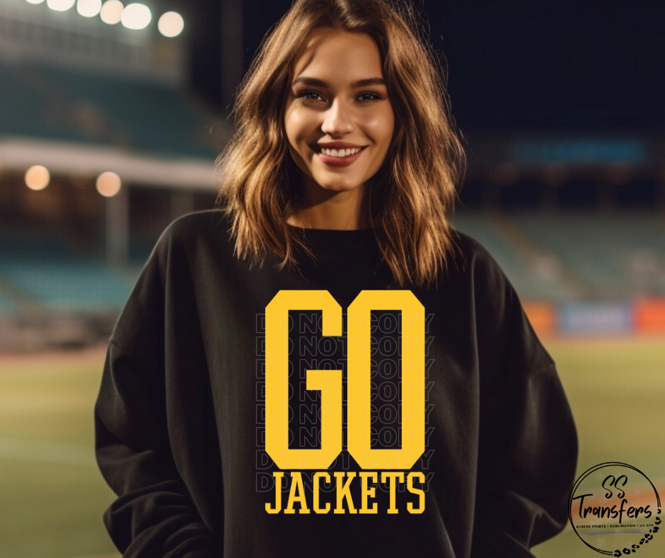 Go Jackets DTF Transfer