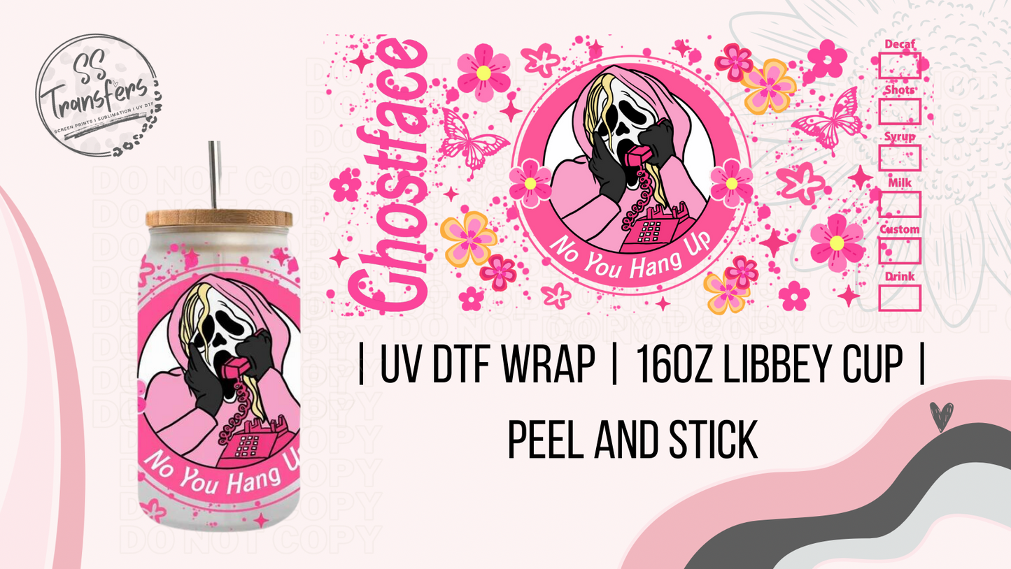 Pink Ghost Libbey UV Wrap