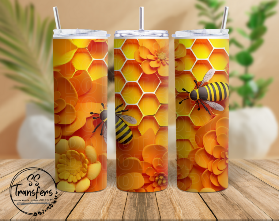 3D Bumblebee Sub Tumbler Transfer