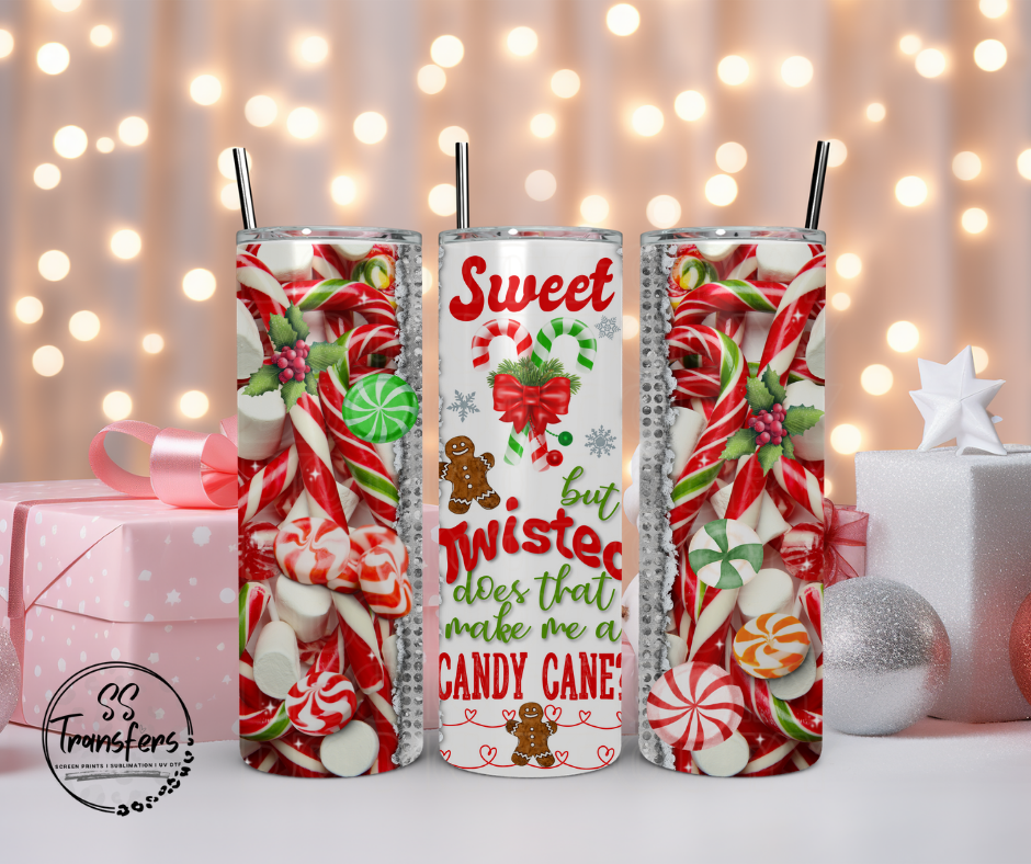 Sweet But Twisted Sub Tumbler Transfer