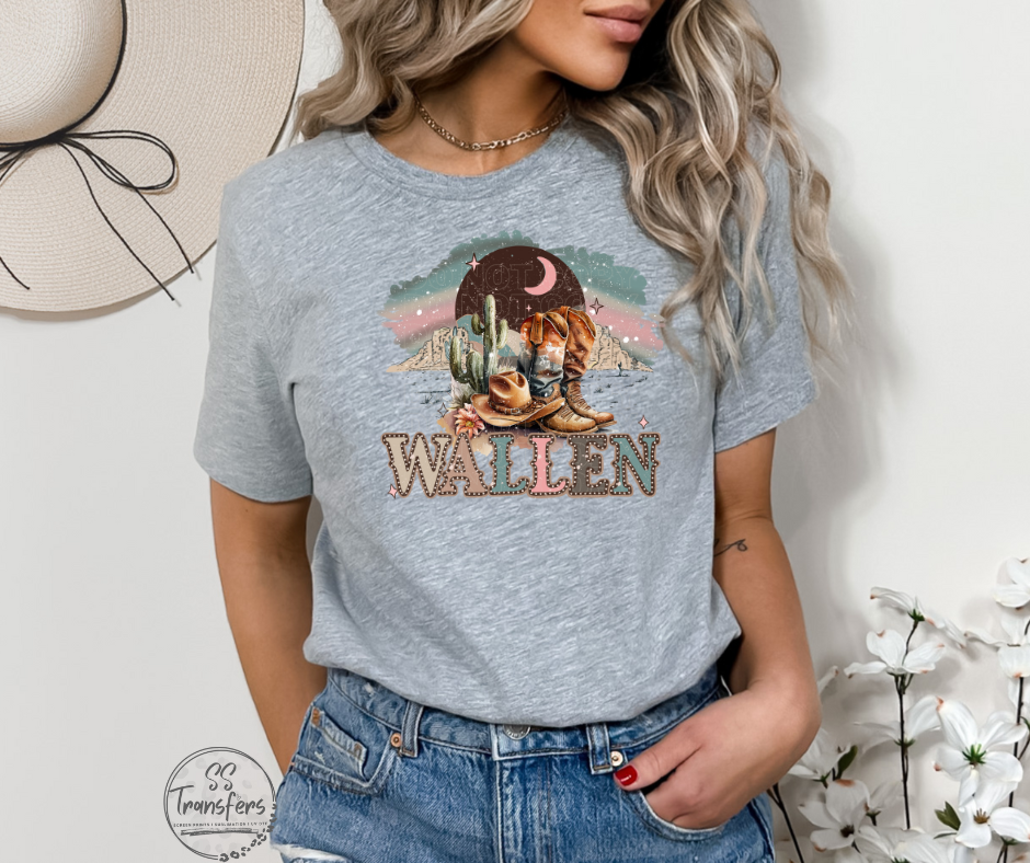 Wallen Boots DTF Transfer