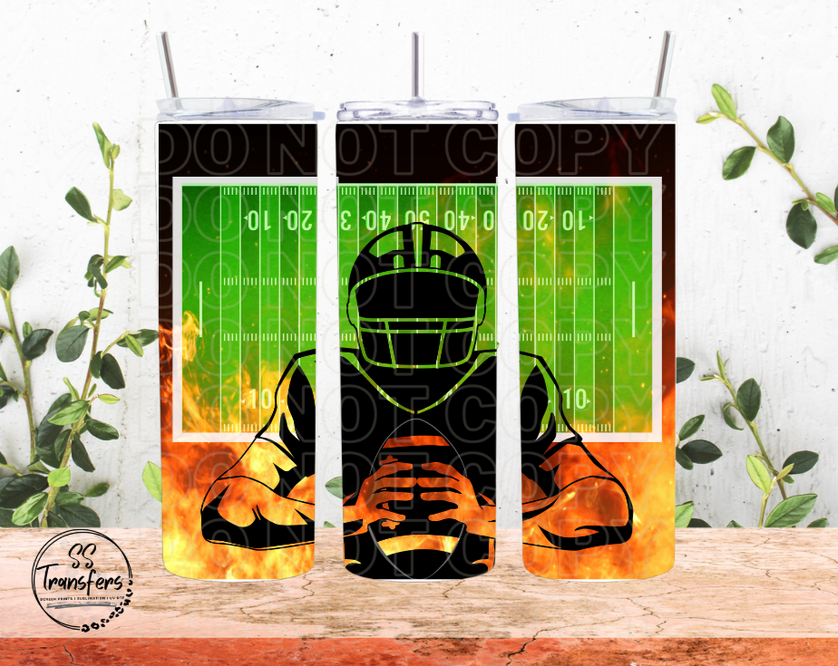 Football Player Sub Tumbler Transfer