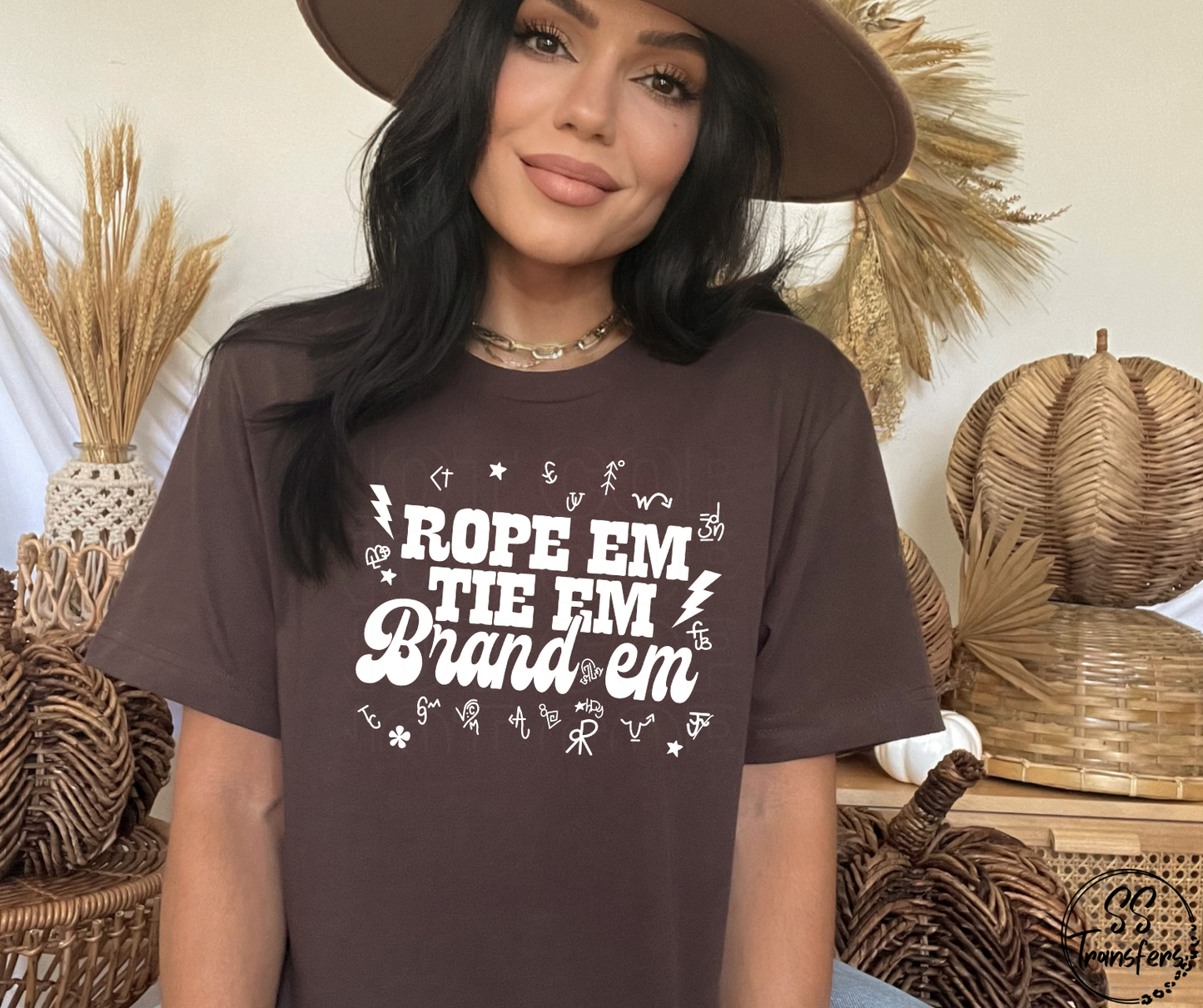 Rope Em' Tie Em' (Multiple Colors) DTF Transfer