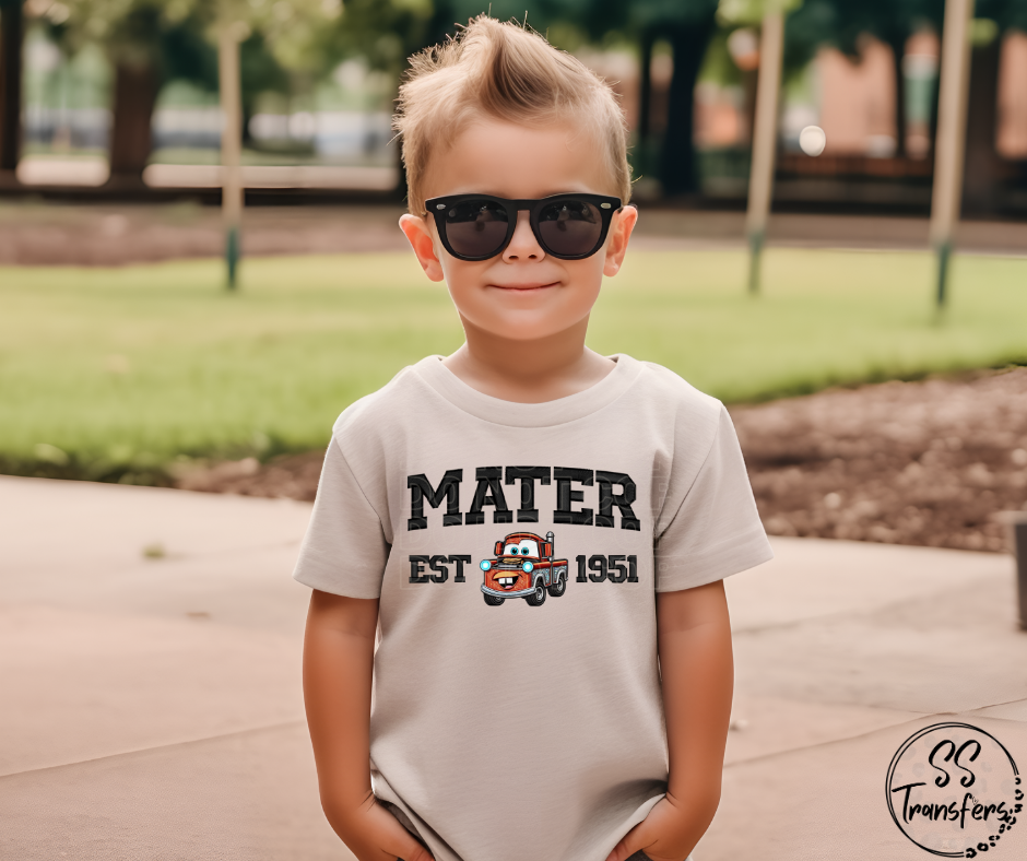 Brown Truck Est. DTF Transfer