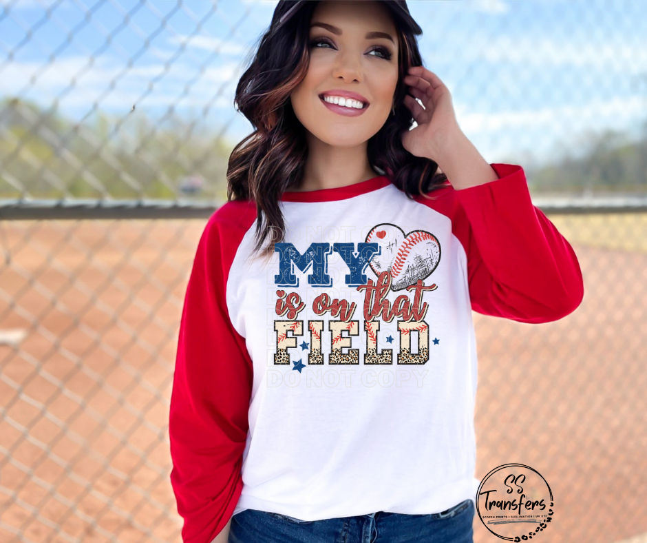 Baseball My Heart DTF Transfer