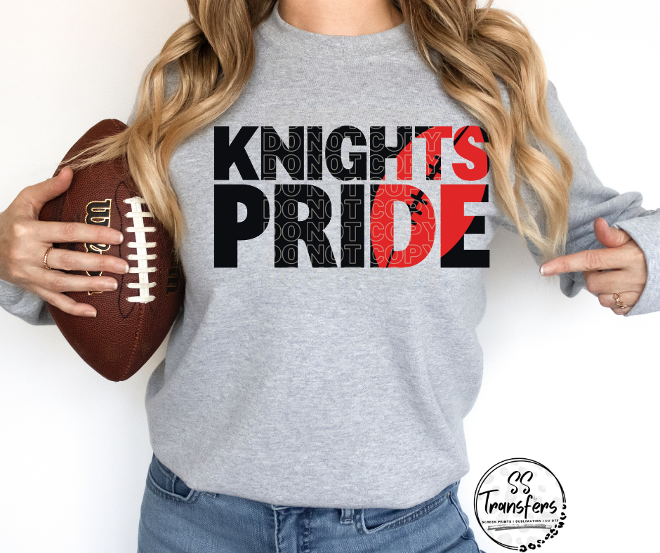 Knights Pride DTF Transfer