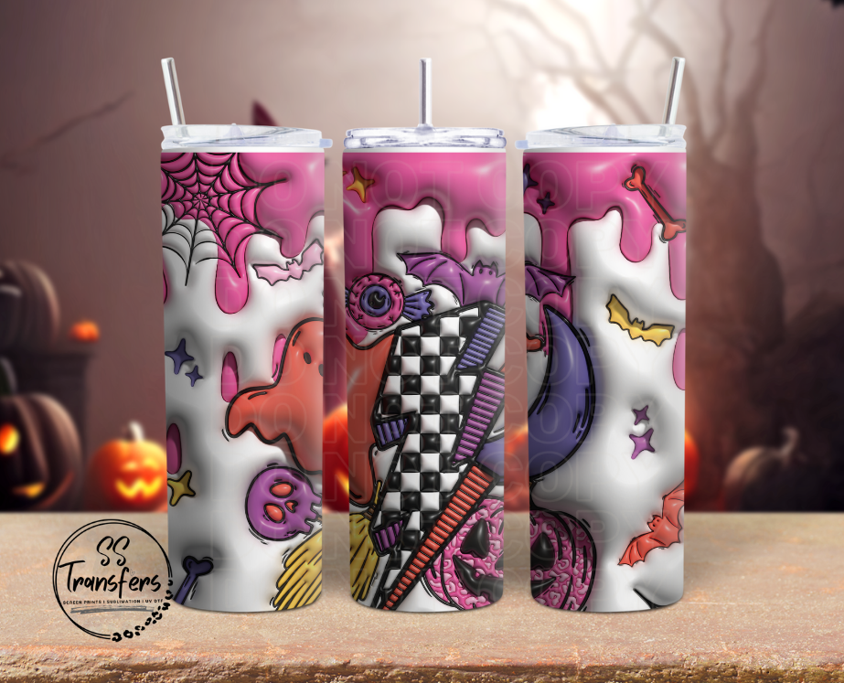 Inflated Retro Spooky Sub Tumbler Transfer