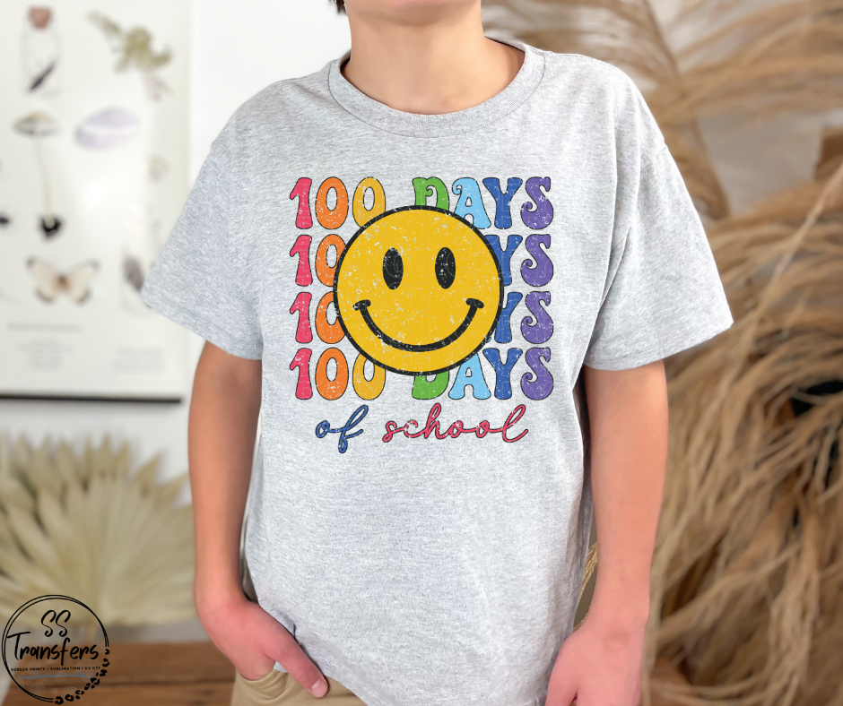 100 Days of School DTF Transfer