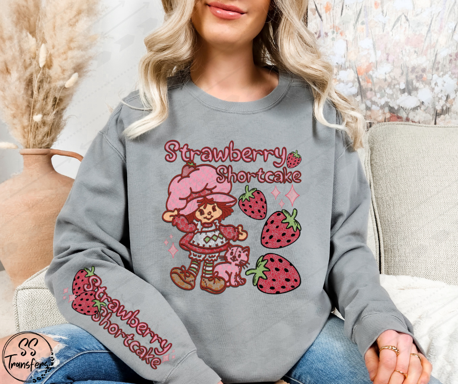 Shortcake Faux Lace (w/Sleeve Option) DTF Transfer