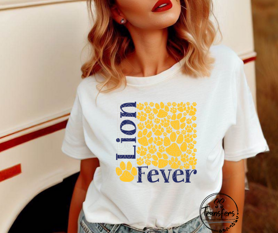 Lion Fever DTF Transfer