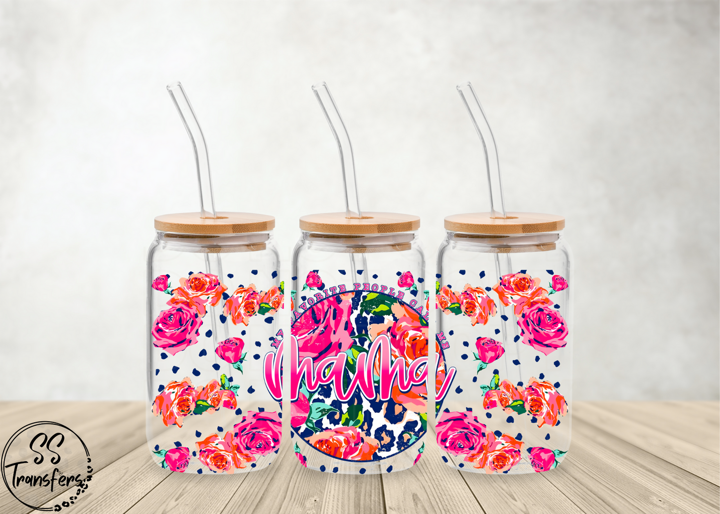 My Favorite People Call Me Mama Libbey UV Wrap