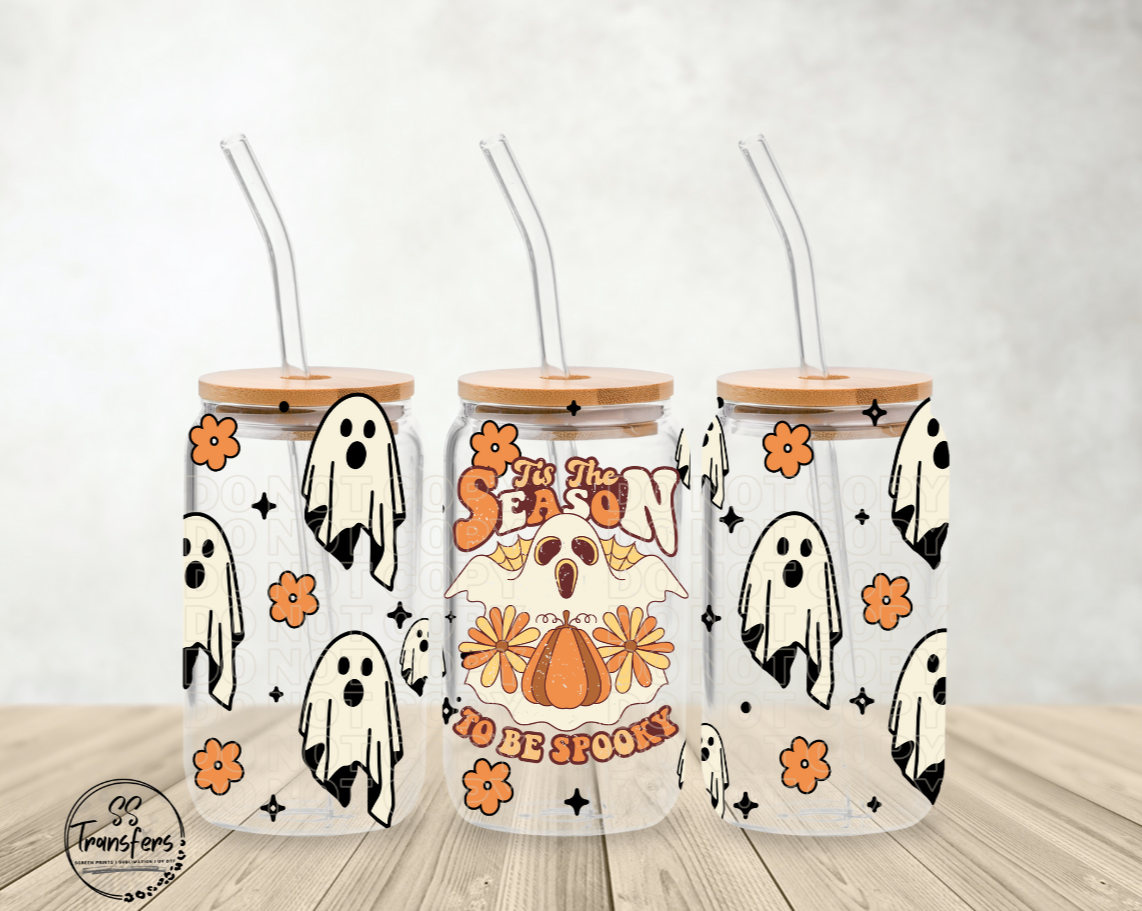 Tis The Season Ghosts Libbey UV Wrap