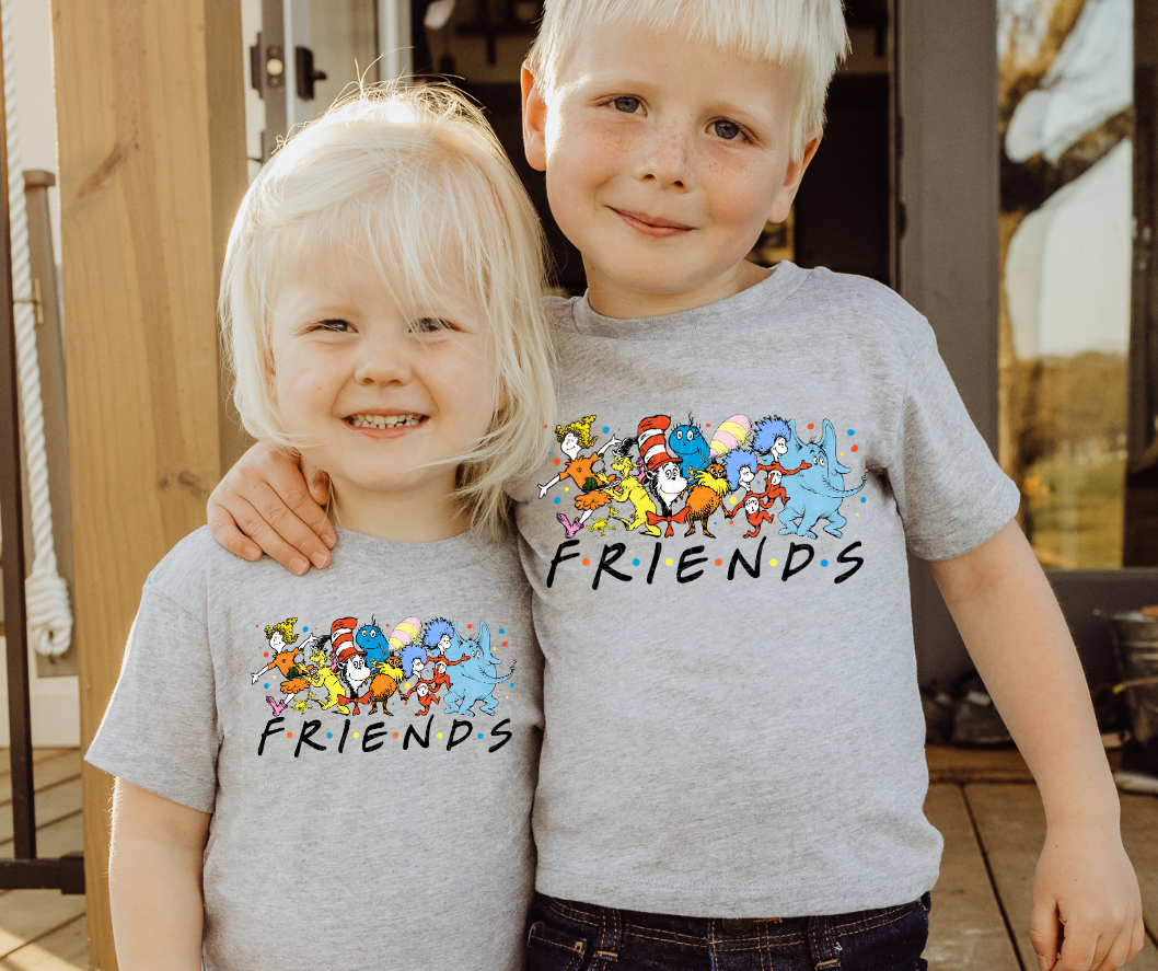 Book Friends DTF Transfer