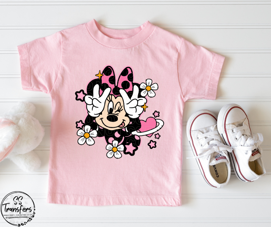 Happy Mouse DTF Transfer