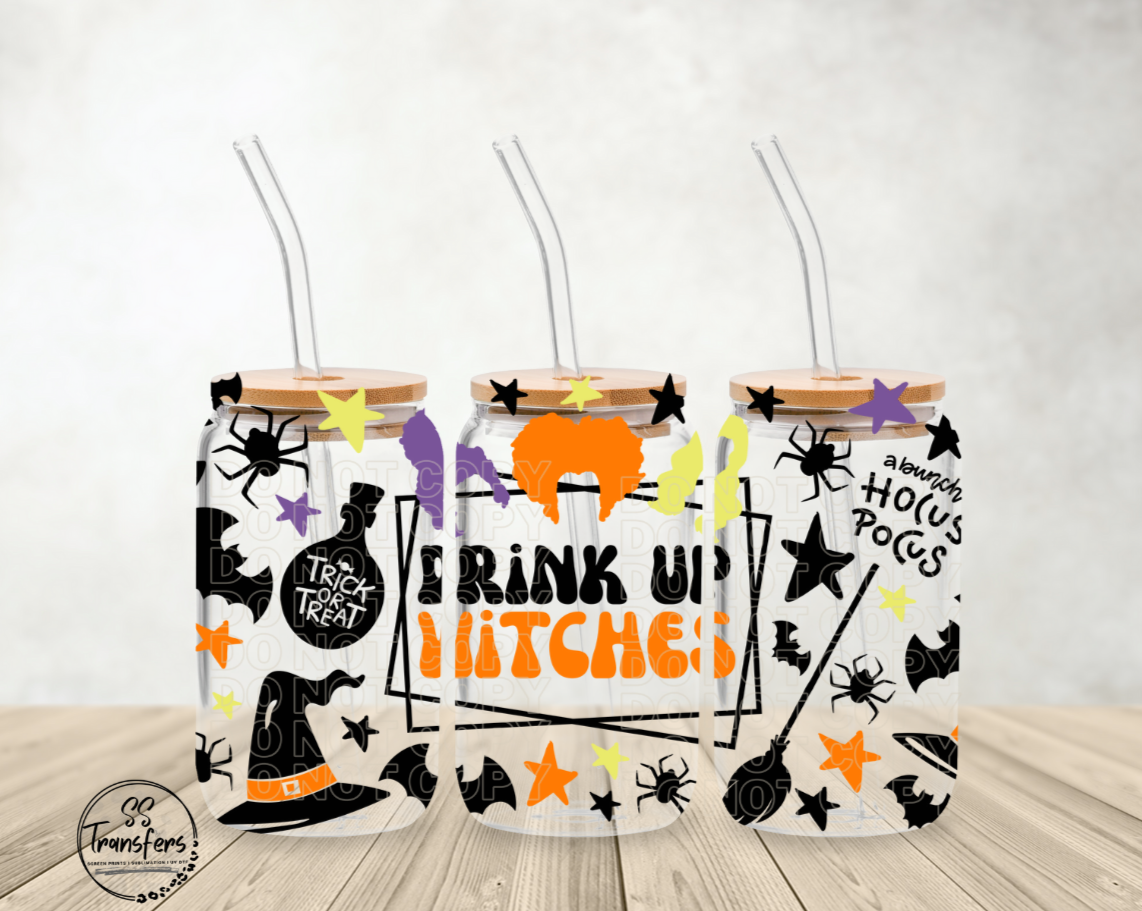 Drink Up Witches Libbey UV Wrap