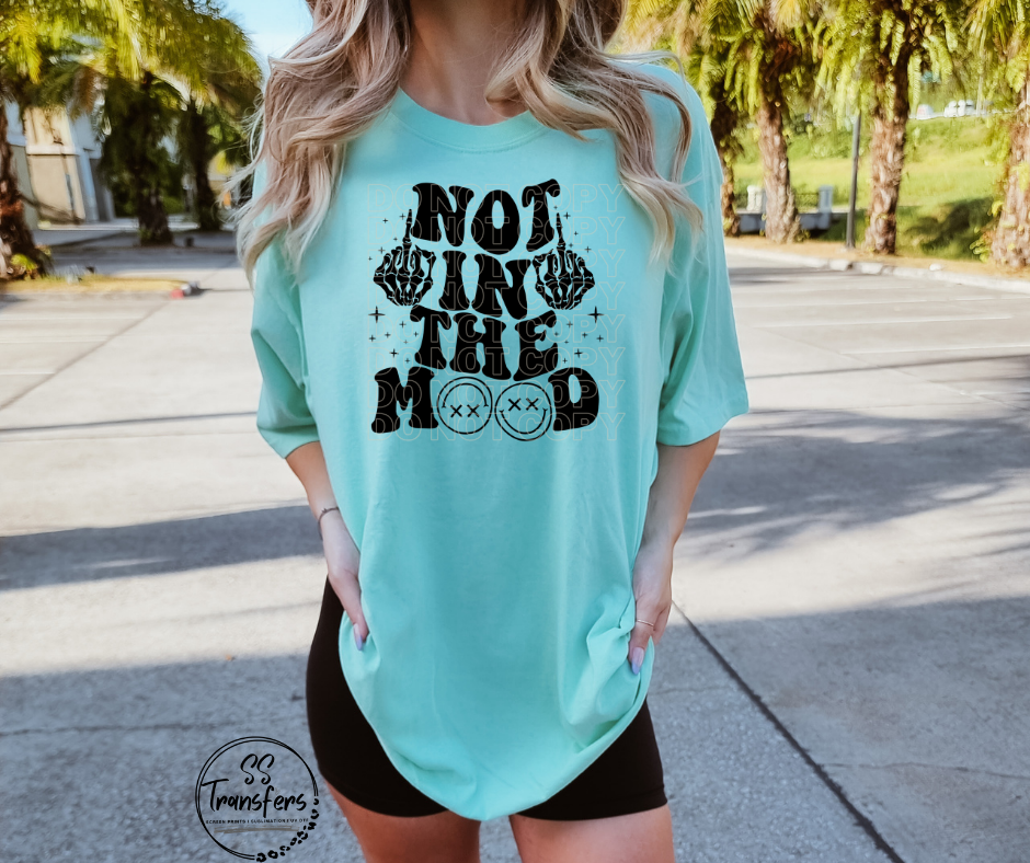 Not In The Mood DTF Transfer