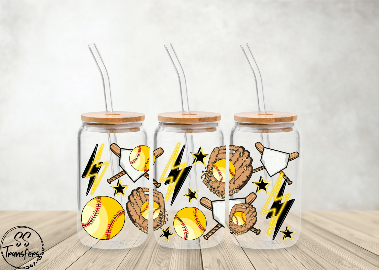 Softball and Bolts Libbey UV Wrap